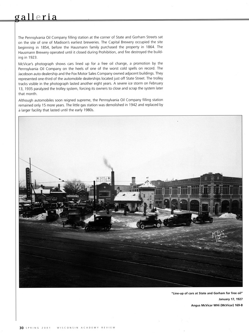 ZANE WILLIAMS Double Take: A Rephotographic Survey of Madison, Wisconsin